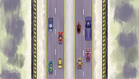 Capture d’écran du jeu Furious road